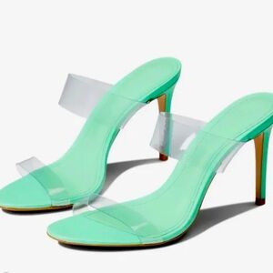 Schutz Ariella Transparent heeled sandal